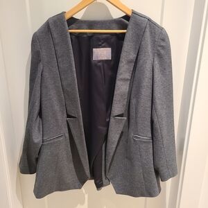 Melissa McCarthy Seven7 Charcoal Blazer